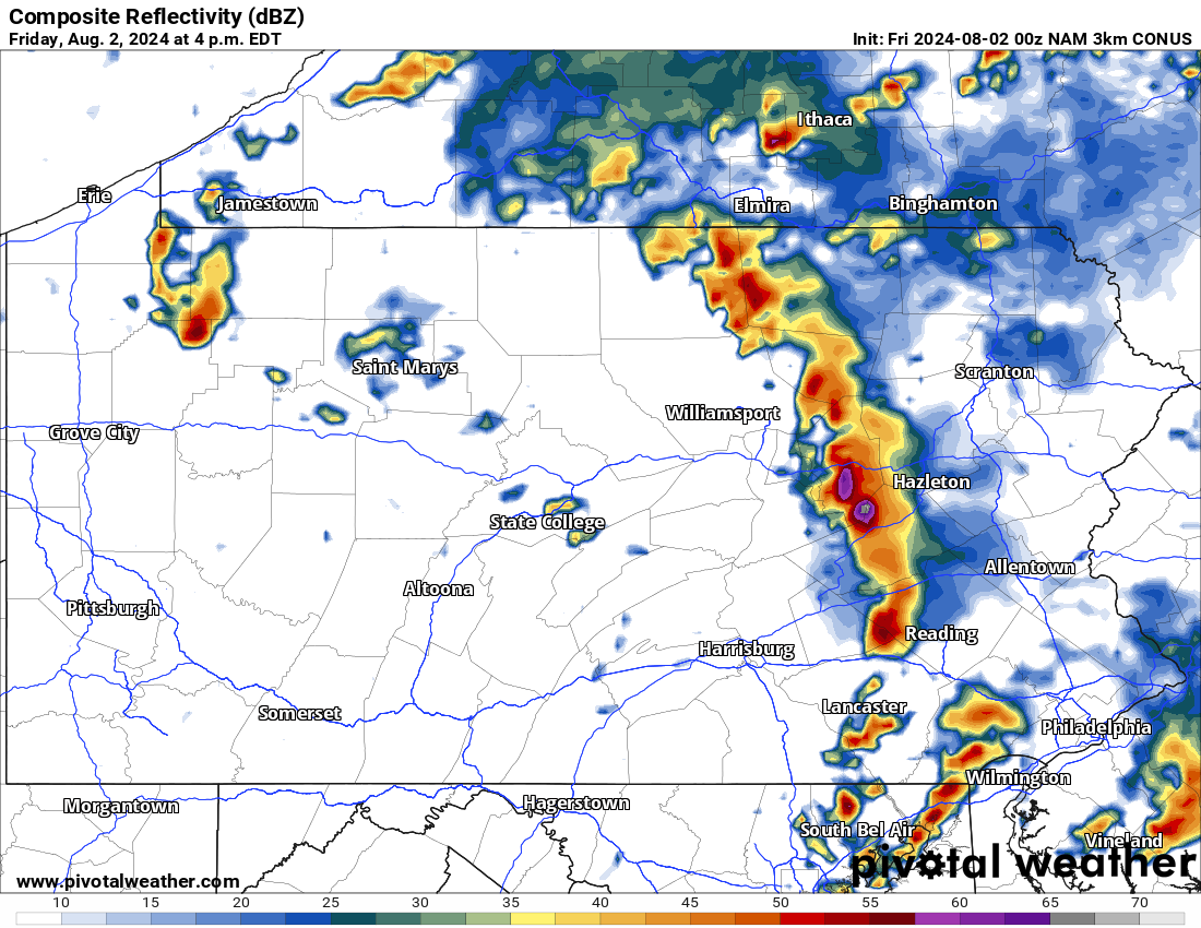 Scattered Strong to Severe Thunderstorms Heading into the Weekend