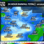 Scattered Showers and Thunderstorms on Saturday