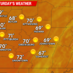 Sunny Skies and an Increase in Temperatures this Weekend