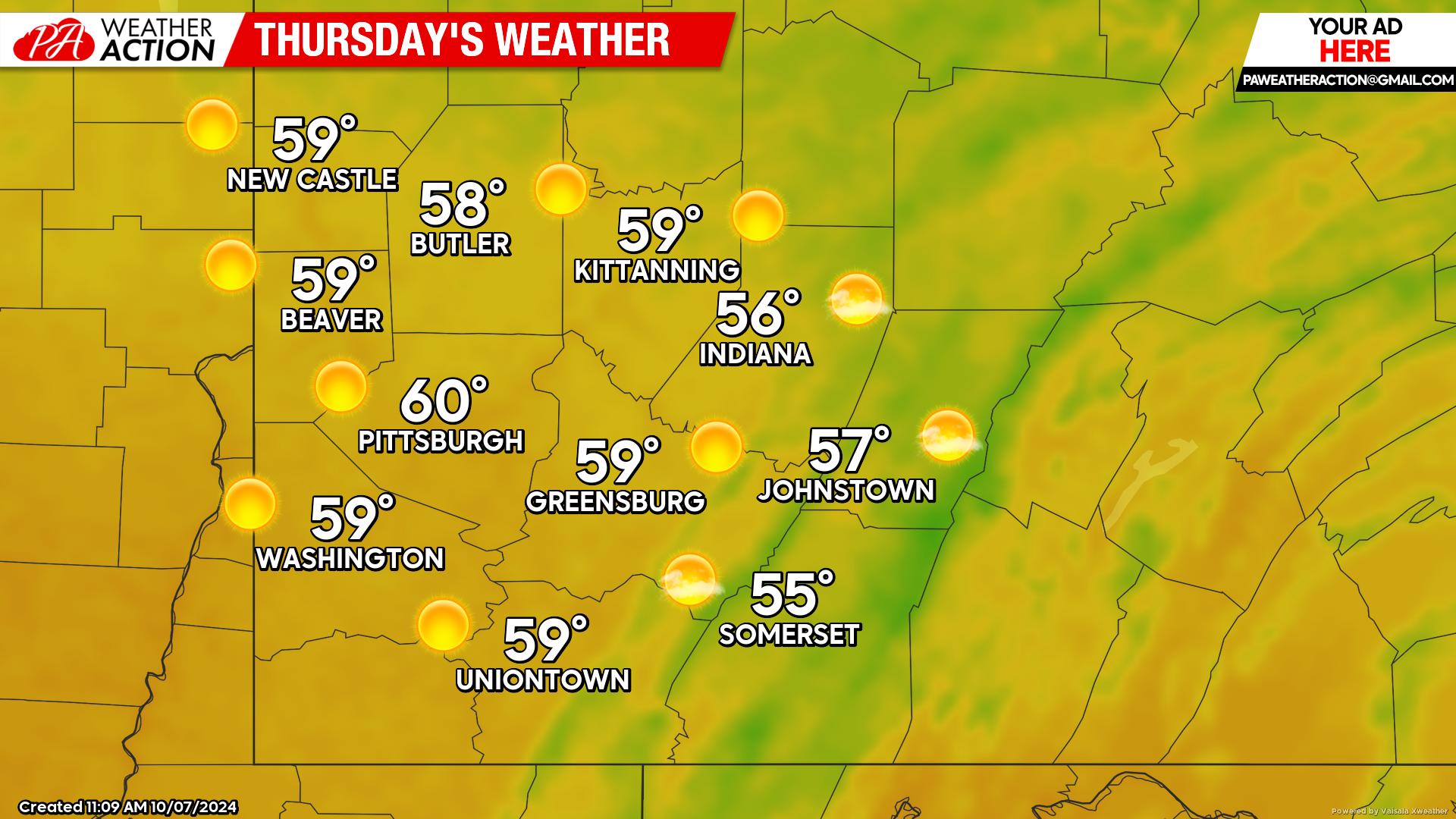 Cooler Temperatures and the Potential for Widespread Frost