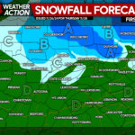 First Call Snowfall Forecast for Thanksgiving Storm in Pennsylvania