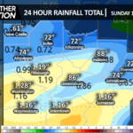 Measurable Rainfall on Sunday