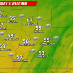 Warmer Temperatures with Wet Conditions this Weekend