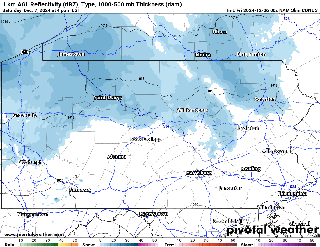 Cold and Windy Conditions Featuring Lake Effect Snow Through Saturday, Warmer by Sunday