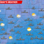 Cold with Lake Effect Snow Through Mid-Week