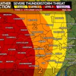 A Few Tornadoes Possible Within Level 3 Risk Area in Parts of Pennsylvania Today (Timing & Details Here)