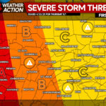 Damaging Severe Thunderstorms Possible Thursday in Parts of PA