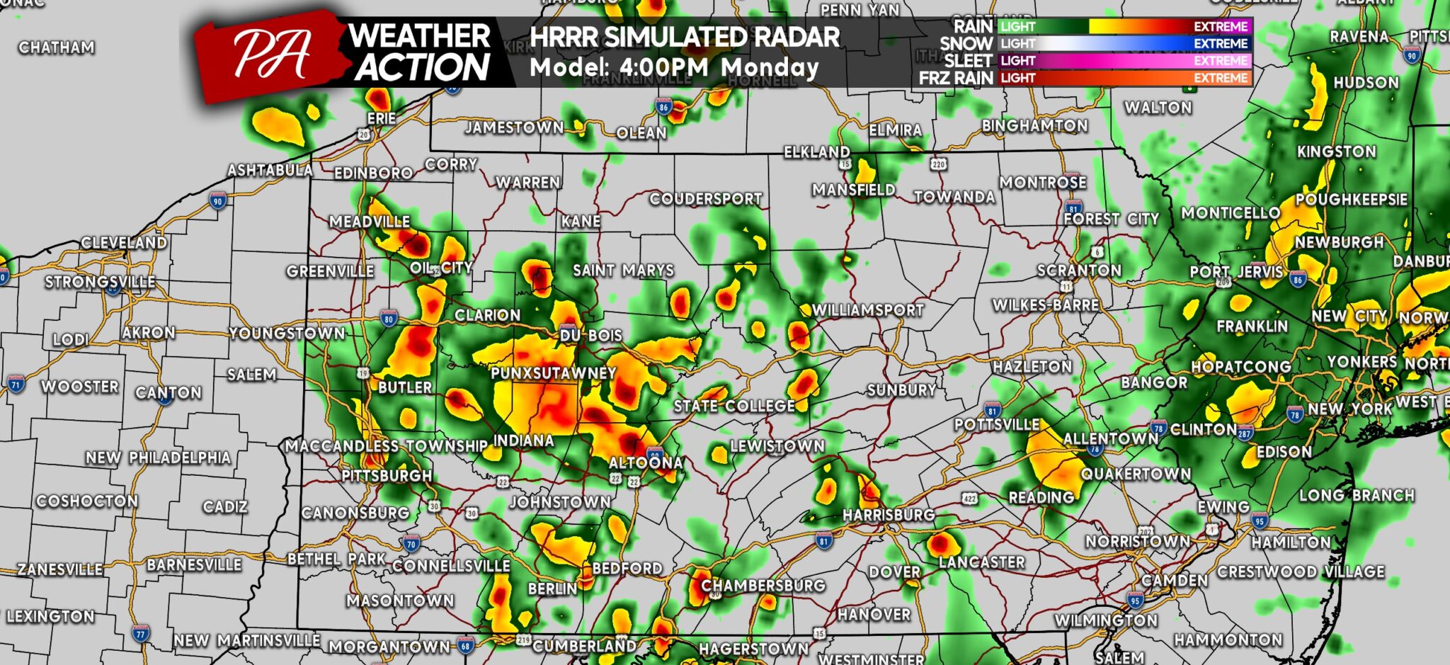 Scattered Severe Storms May Produce Large Hail, Gusty Winds in Parts of ...