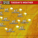 Continuing Weather Trend Through Mid-Week