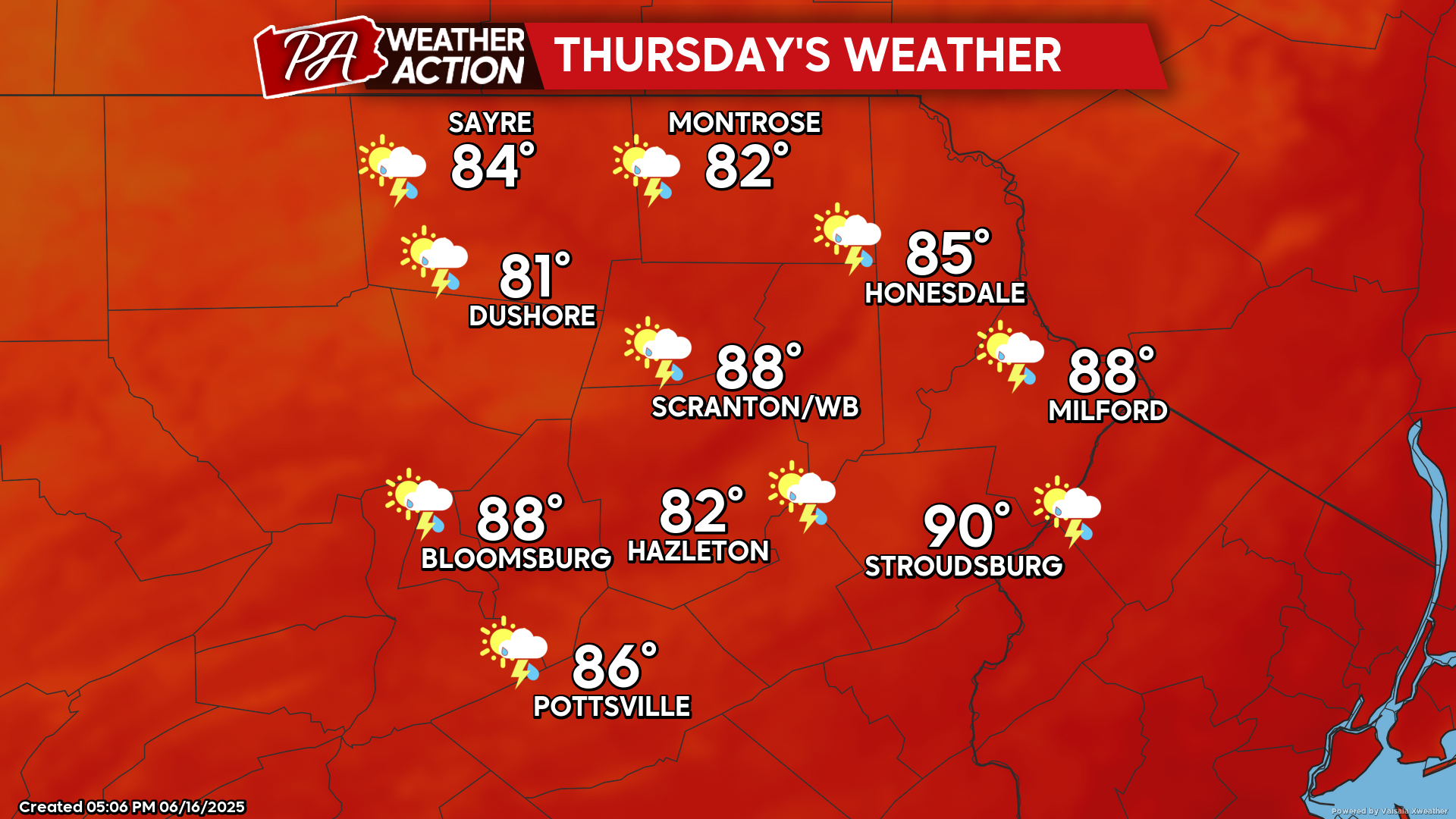 Very warm and humid air arrives Wednesday, with hotter weather possible next week!