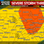 Severe Thunderstorm & Flash Flood Potential In Much of PA Today, Especially in One Area