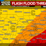 First Call Forecast for Significant Flash Flooding Potential in Parts of Pennsylvania Thursday