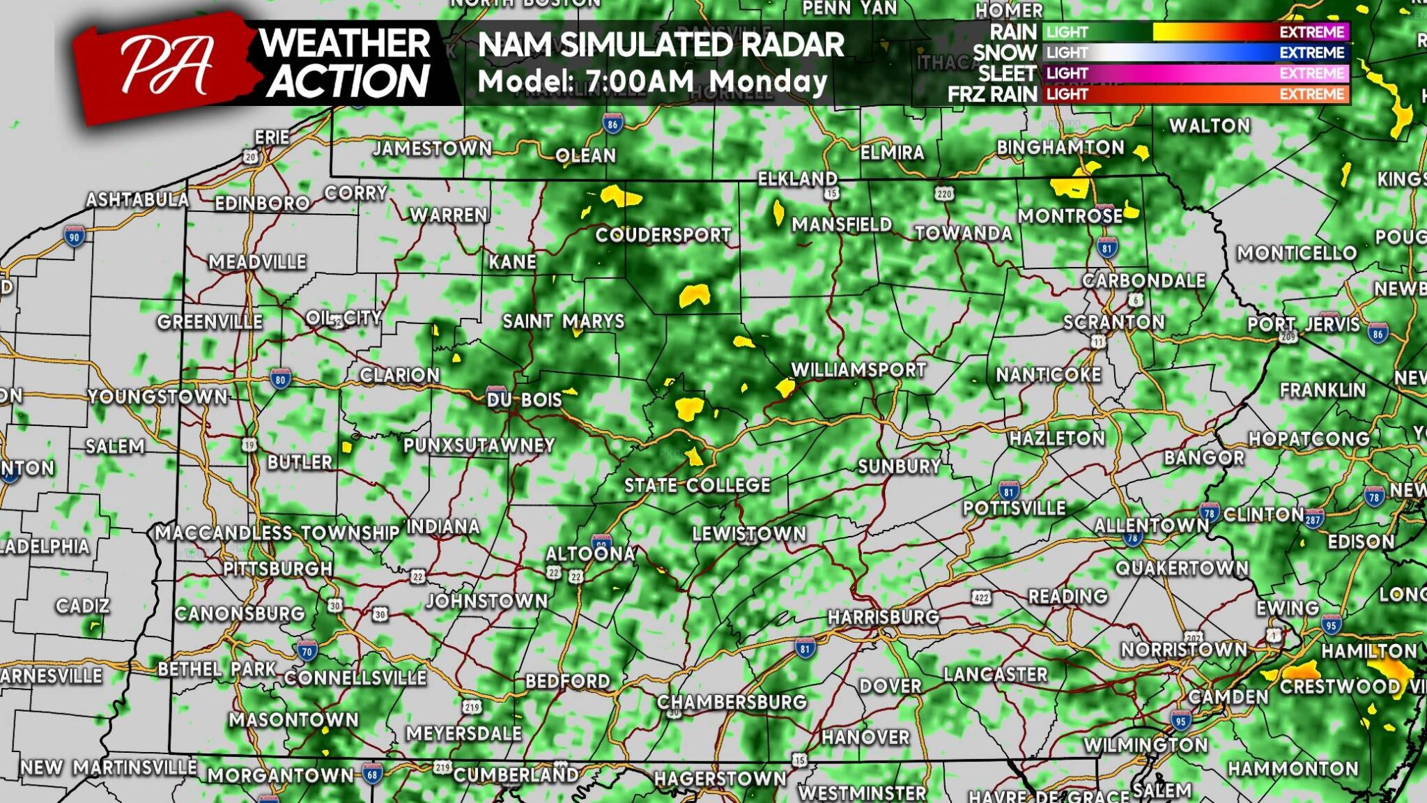 Wind Ridge Pa Weather Final Call Rainfall & Wind Gust Forecast for Late Weekend Coastal Storm ...