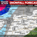 Final Call Snowfall Forecast for First Snow of Season in Areas of Pennsylvania