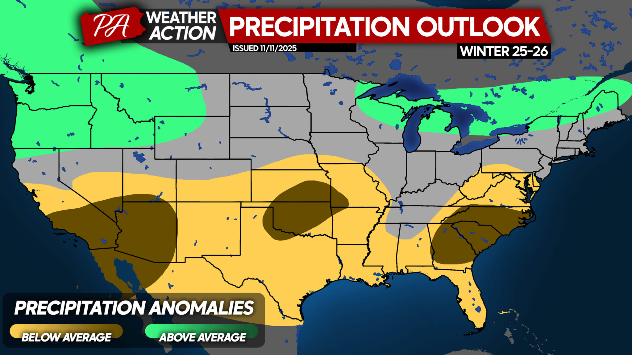 2025-2026 Winter Outlook in Pennsylvania: A Snowy Season At Last? - PA ...
