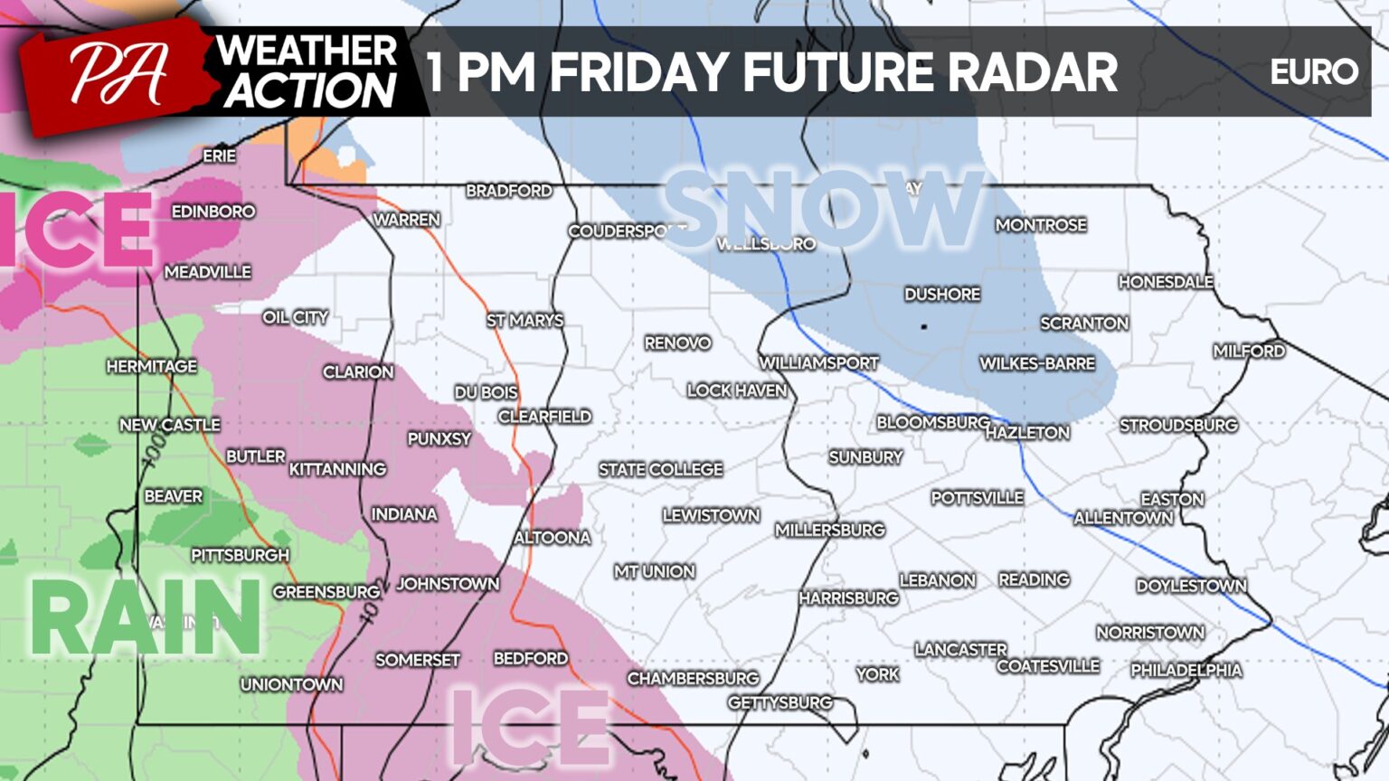 First Call Snow & Ice Forecast for Friday's Post-Christmas Winter Storm ...