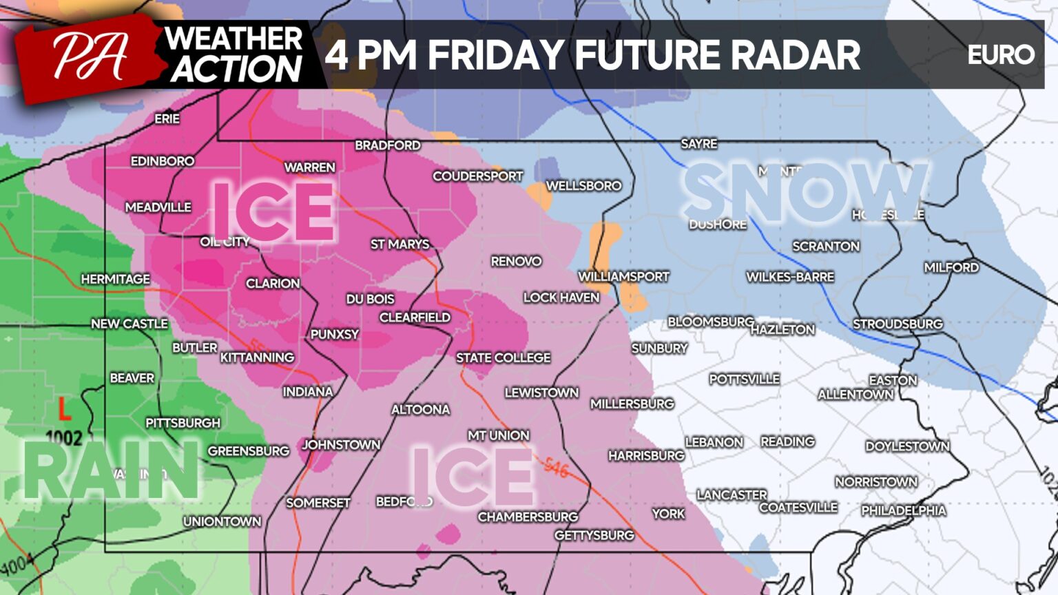 First Call Snow & Ice Forecast for Friday's Post-Christmas Winter Storm ...