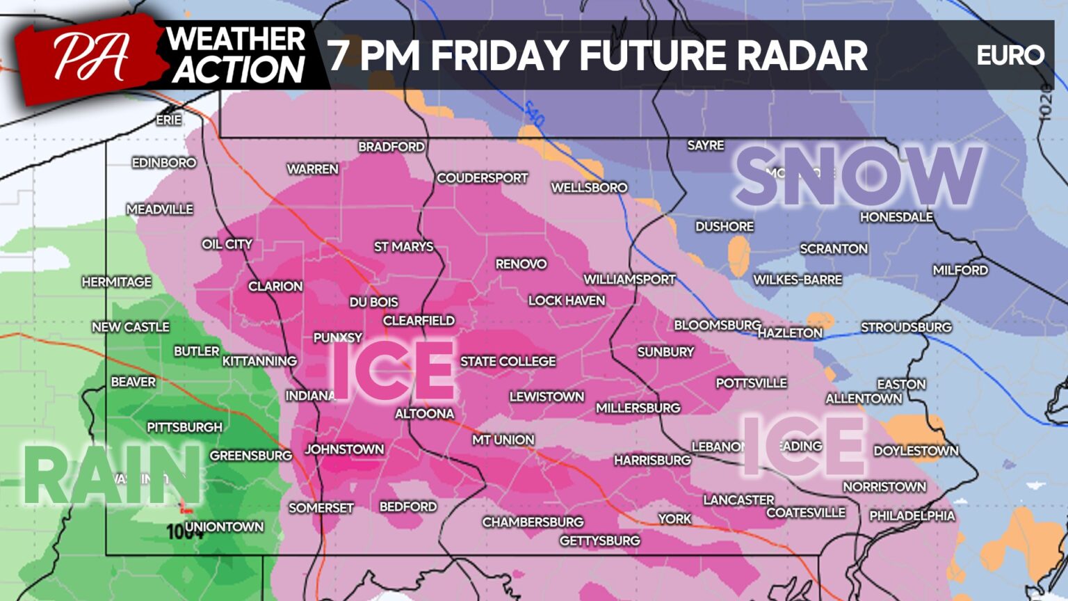 First Call Snow & Ice Forecast for Friday's Post-Christmas Winter Storm ...