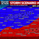 Scenarios for Potential Late Weekend Major Snowstorm in Pennsylvania