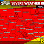 Severe Thunderstorms Bringing Wind Gusts Up to 80 MPH Likely Sunday in PA