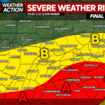 Damaging Winds & An Isolated Tornado Possible in Severe Storms Across PA Monday