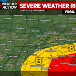 Damaging Winds up to 75mph, Isolated Tornado Possible in Southeast PA Today