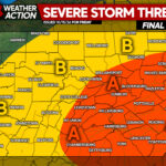 Severe Thunderstorms to Bring Strong Winds Friday with Localized Power Outages Possible, Snow Squalls to Follow?